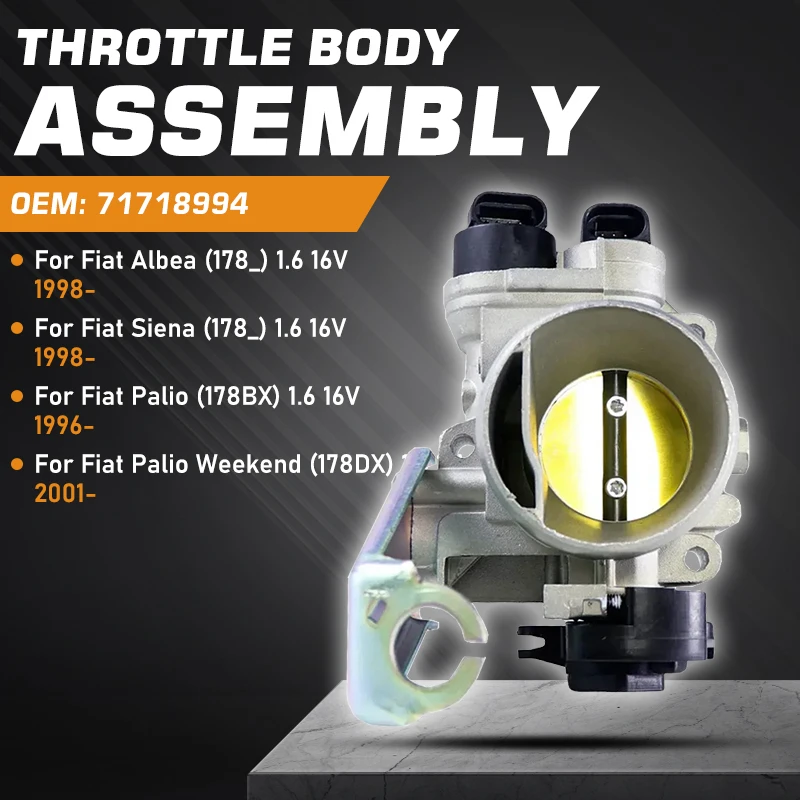 

71718994 46749521 Car Throttle Body For Fiat Palio 1.6 16V Fiat Palio Weekend Fiat Siena Albea Throttle Valve Acceleration body