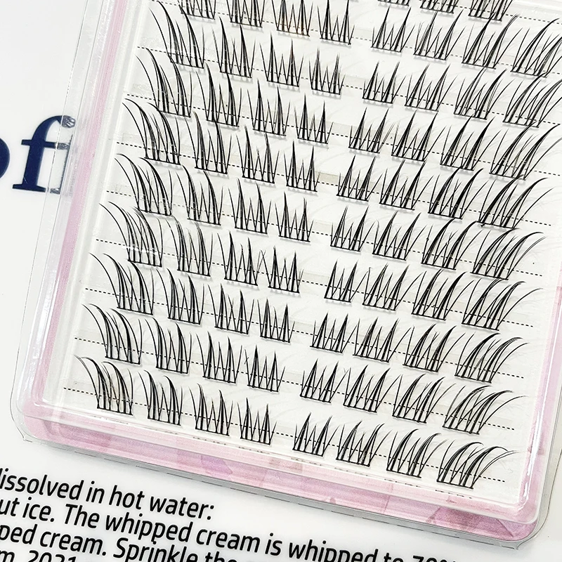 BQI Fox series ขนตาปลอมบินเฉียง สไตล์ฉ่ํา มีเสน่ห์มาก กําลังขยายดวงตา ใช้งานง่าย สาวเกาหลี