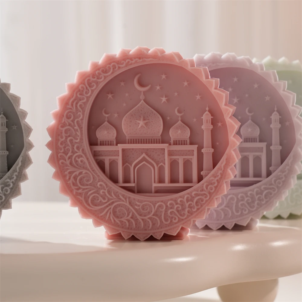 

Eid Mubarak Ramadan Decor Ramadan Kareem Decor Moon Candle Silicone Mold Islamic Muslim Star Candle Mould Soy Wax Mold