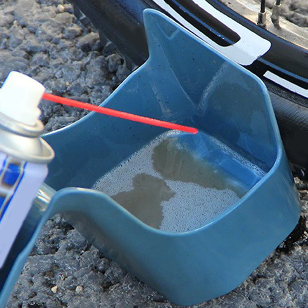 للدراجات أداة تنظيف الزيت دراجة نارية سلسلة تنظيف صيانة الدراجات النارية العملي دراجة نارية حاوية النفط سكوتر الزيت #3