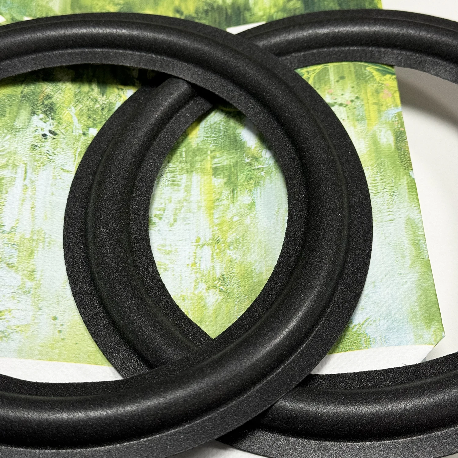 2X Foam Edge Replacement Black Fits Pioneer CS-77a CS-88a CS-99 77-702F 77-701F 77-710F 77-40 77-90F CS-A500