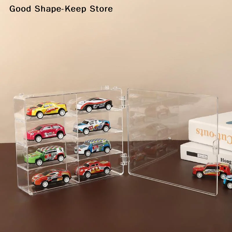 daily1Pcs Transparent Toy Car Model Dust-Proof Display Stand Car Placement Box Compact Car Model Storage Display Box