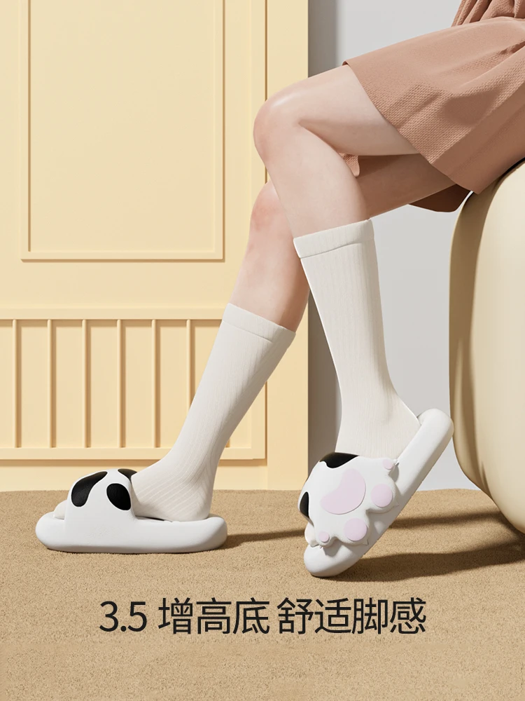 Cute Pet Cat Claw Slippers For Women Summer Home Slipper Boys' Girls' Baby Slippers 2024 New Couple Parent Child Slippers
