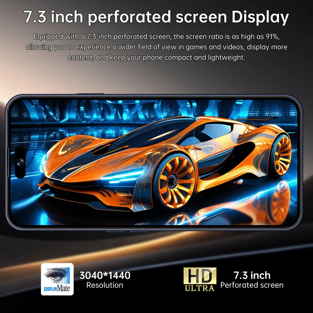 K-Touch Mobiltelefone M17 Pro Max Smartphone 5G Dual-SIM Android 15 Günstiges Handy 7,3 Zoll 16+48MP Kamera 7800mAh WIFI GPS Globale Version Mobiltelefone für Männer und Frauen – Detail 6