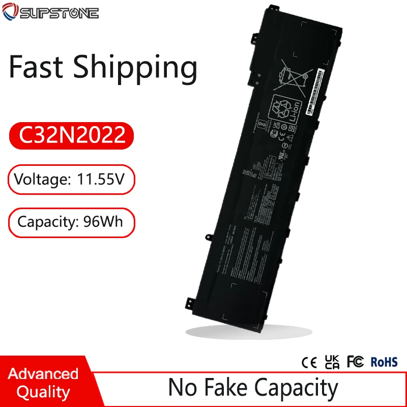 

C32N2022 0B200-04040000 Laptop Battery For Asus VivoBook Pro 16X OLED M7600QE M7600QC M7600RE N7600PC N7600Z Zenbook Pro15 UM535
