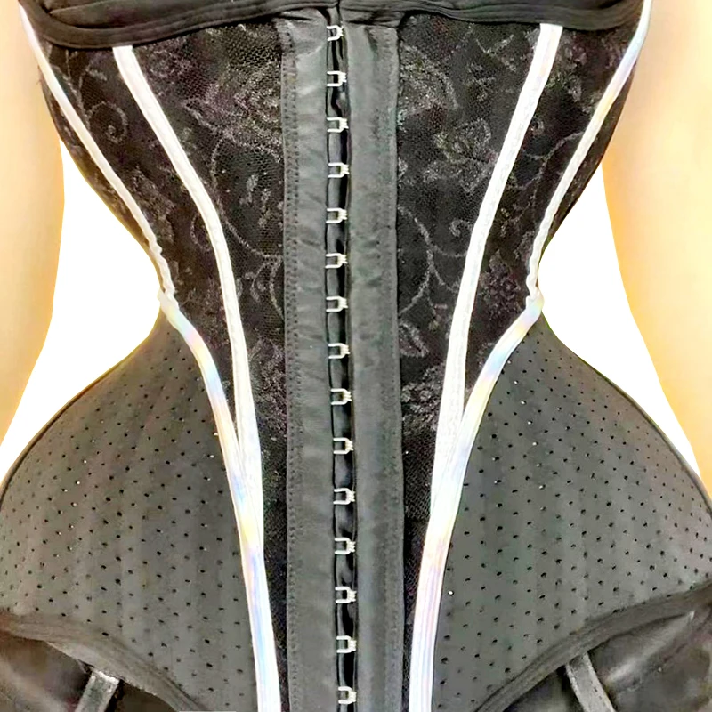 AfruliA 5XS 4XS Latex Rubber Waist Trainer 25 Steel Bones High Compression Corset Shapewear Body Shaper Fajas Colombianas Girdle