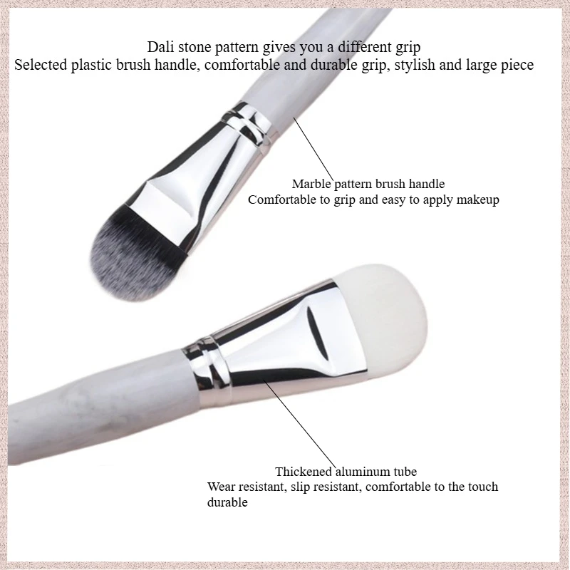 Blush Brush Angled Contoured for Flawless Face Foundation Liquid Cream Cheek Makeup Multitask  Cosmetic Beauty Makeup Tool