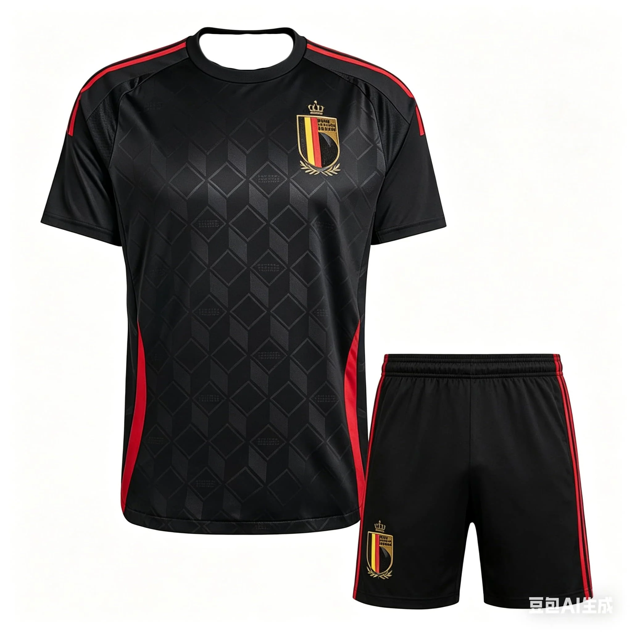 

26 Belgium National Team 3D Printed Adult Breathable Fashion Set Man's Shorts Set Outdoor Sports Quick Drying Set