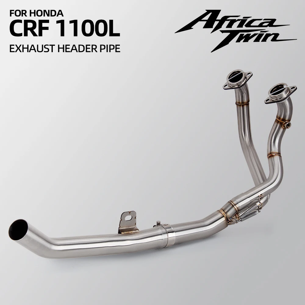 

Slip On Africa Twin Motorcycle Exhaust Front Middle Link Pipe Optional 51 Original Interface For Honda CRF1100L CRF1100
