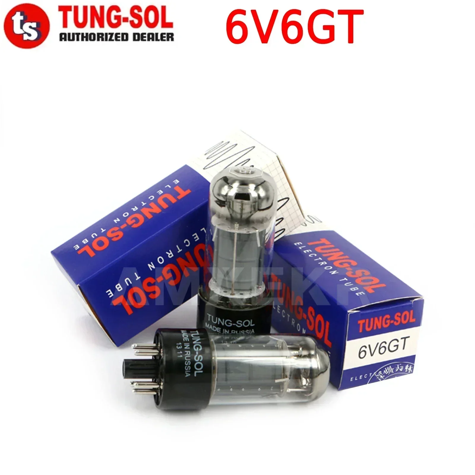 Tung-Sol 6v6gt 6v6 Vacuümbuis Vervangen 6p 6P 6v 6gt 6v6 Buizenversterker Kit Diy Audio Ventiel Fabriekstest En Match Echt