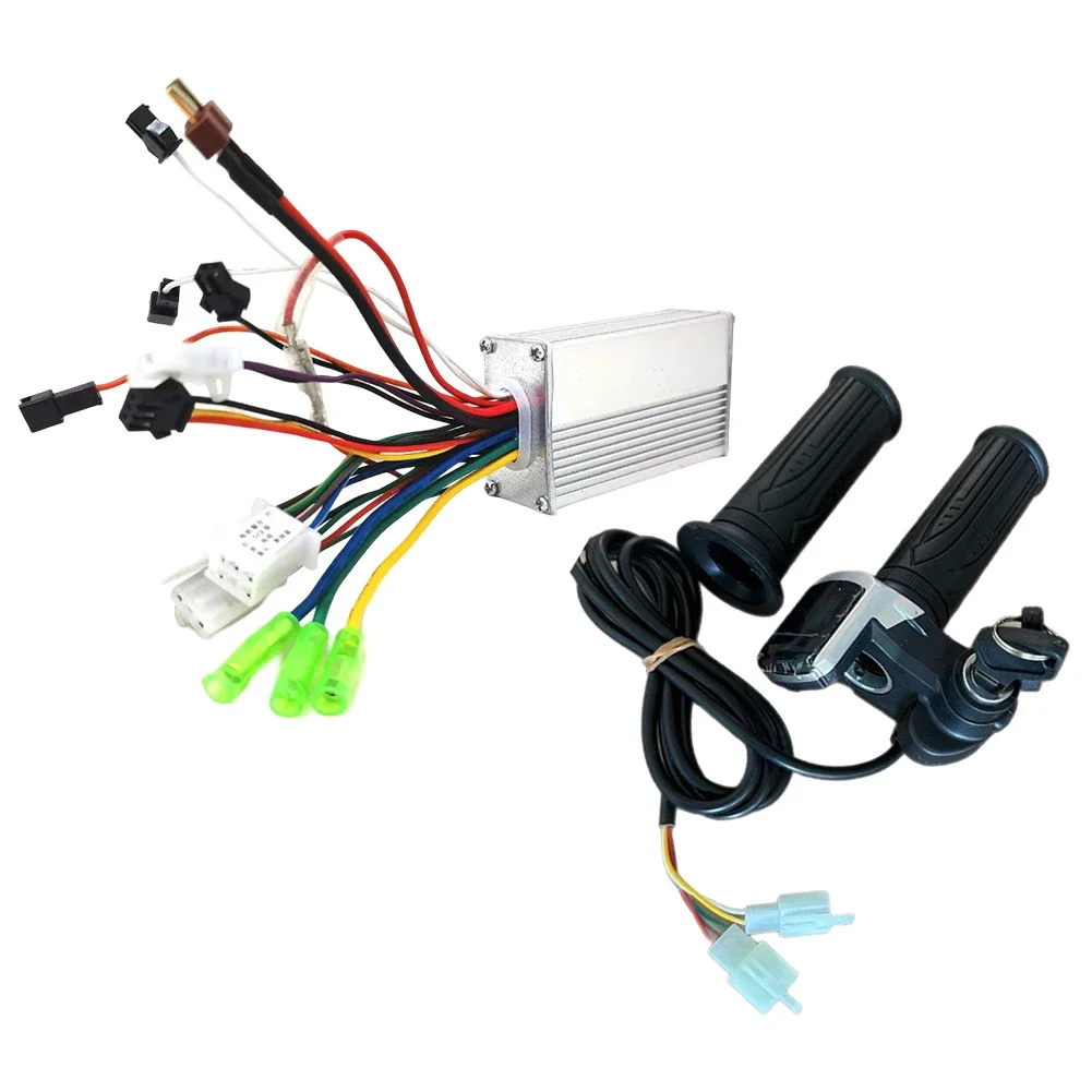 

Ebike Control System High efficiency Brushless Motor Controller paired with a Precise LCD Display and Throttle Bar