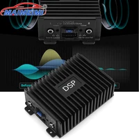Amplificador DSP de potencia de alta fidelidad de 4x80W, Audio estéreo profesional para coche, altavoces para coche, Subwoofer, potencia, Radio FM para coche