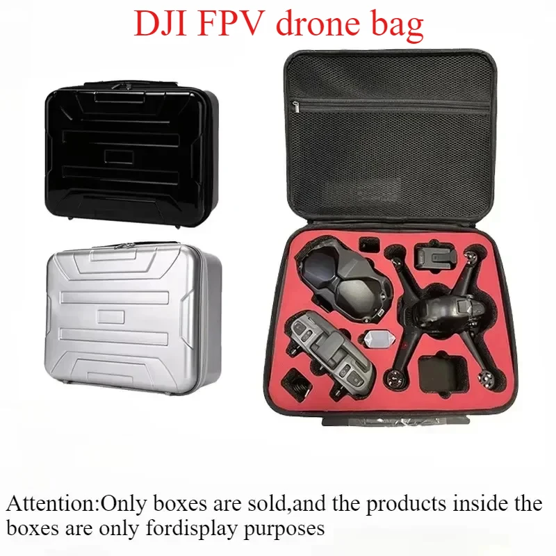 Suitable for DJI FPV Drone Protection Portable Waterproof Handbag Accessories Hard Case Handbags Storage Box Aerial Photography