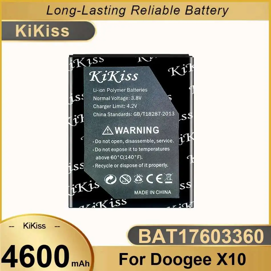 

Mobile Phone Battery BAT17603360 4600mAh For Doogee X10 Long-Lasting