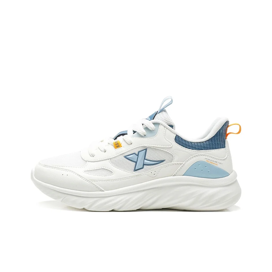 XTEP Running Shoes Men's Low Top Sail White/Vintage Blue/Dusk Dusty Blue 876119110059//