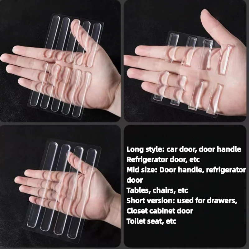  وسادة وسادة ذاتية اللصق - خالية من الحفر بدون علامة | واقي الباب/الجدار، مخفض ضوضاء الثلاجة، فرن شفاف. وسادة مضادة للتصادمات #5