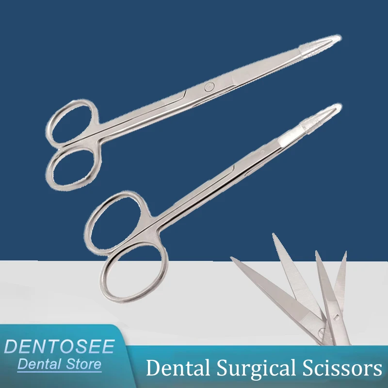 

Professional Dental Scissors Straight Stainless Steel Surgical Medical Ophthalmic Tools Sterilizable & Anti-Rust