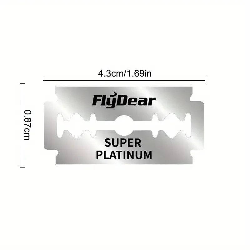 20-120pcs Razor Blade Stainless Steel Scraper Cleaning Without Rusting Compact And Portable Head Shavers For Bald Men