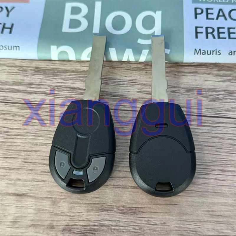 

2/no Buttons Car Key Housing Key Case Shell for Fiat Positron Transponder Key Cover Blank Case Replacement SIP22 GT15R Blade