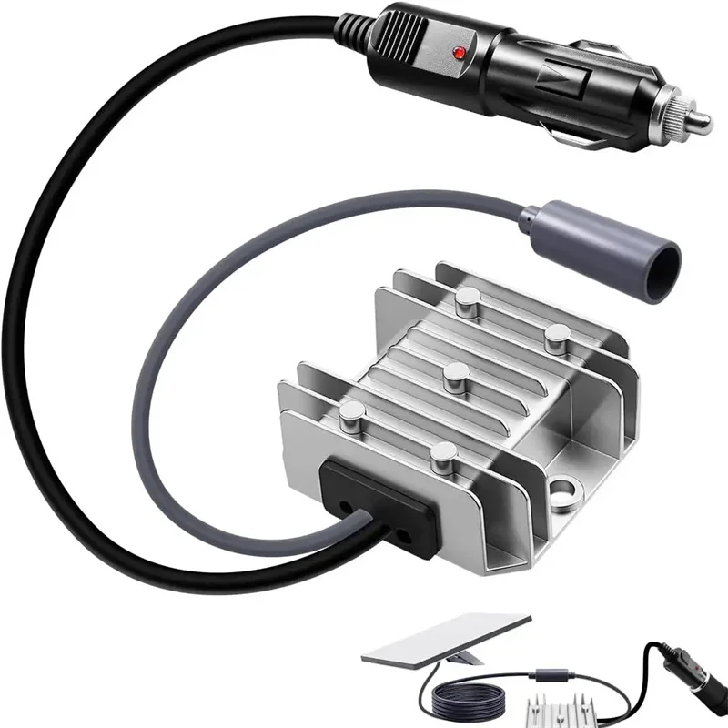 

Автомобильный повышающий преобразователь постоянного тока для Starlink, мини-шнур питания 10-28 В до 30 В, 3,5 А, источник питания 12 В/24 В с разъемом прикуривателя