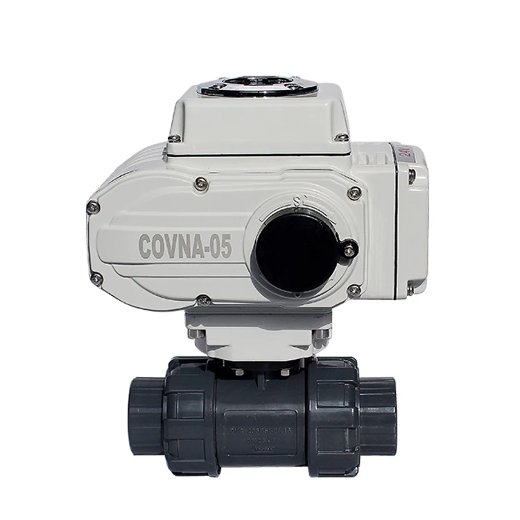 

COVNA Air Control Actuator Valve Water Treatment 240AC Plastic PVC UPVC Plastic Float Motorized Electric Ball Water Valve