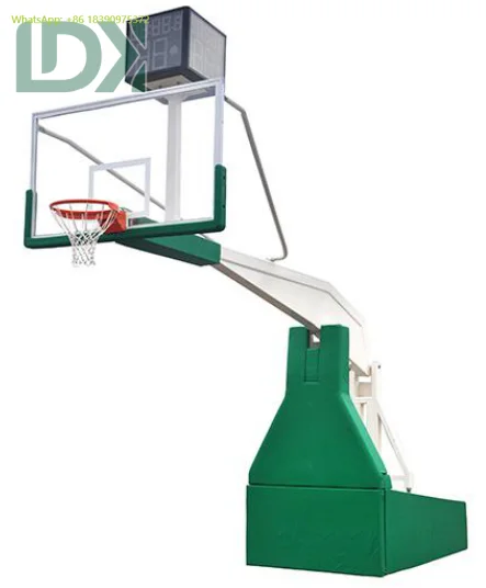 

Portable Hydraulic Basketball Hoop with Smooth Height Adjustment for Home and Training Center