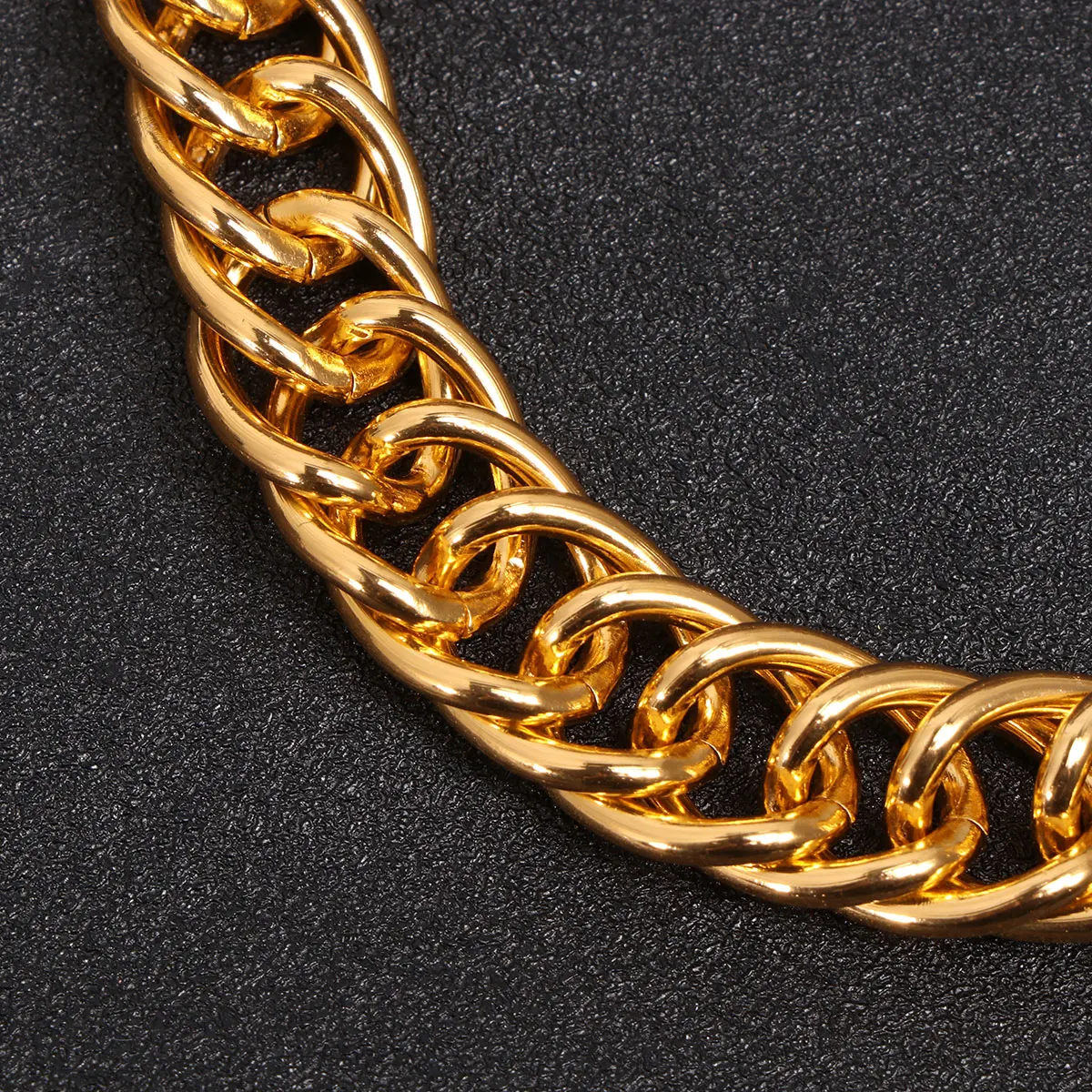 

80 Cm Exaggerated Chain Necklace Chunky Chains Brand for Men Golden