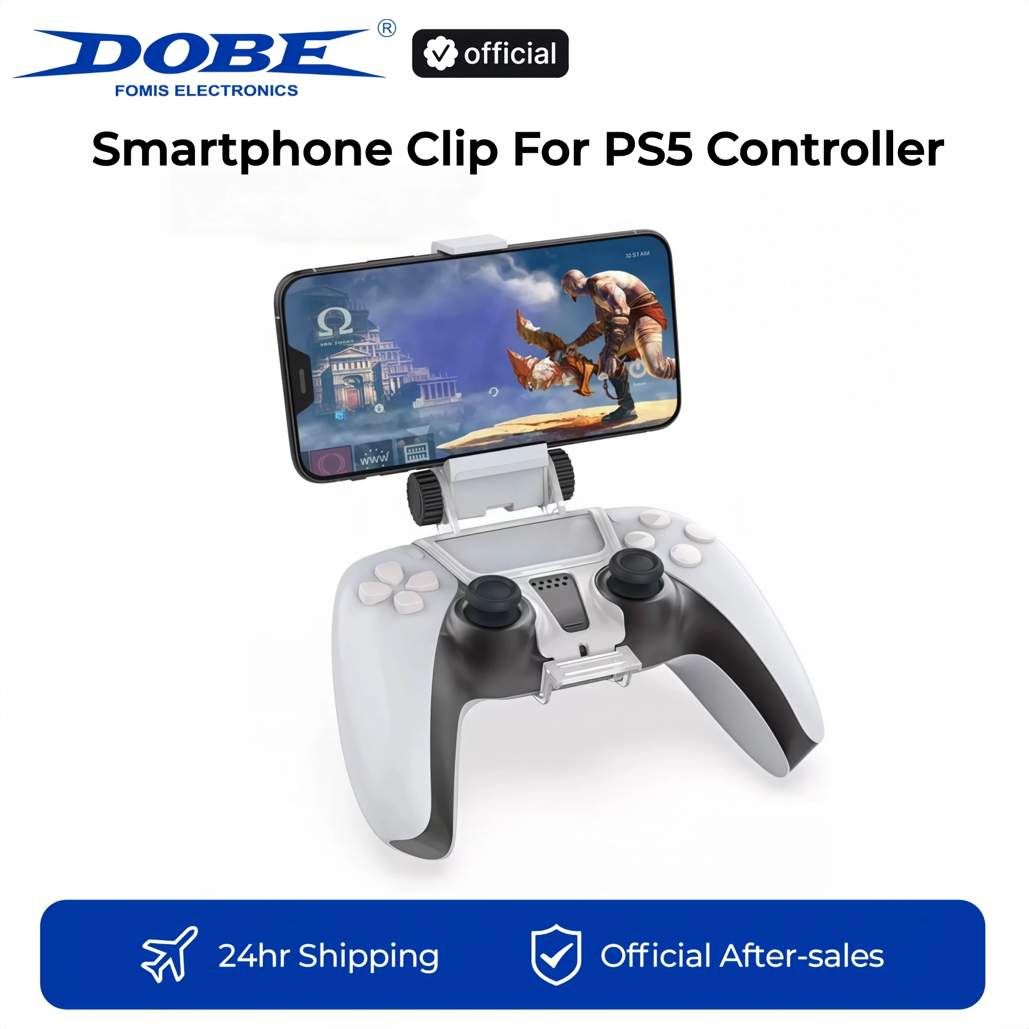 For PS5 Controller Mobile Phone Clamp Clip Holder Smart Phone Grip Mount Stand Bracket Angle Adjustment For PS5 Accessory