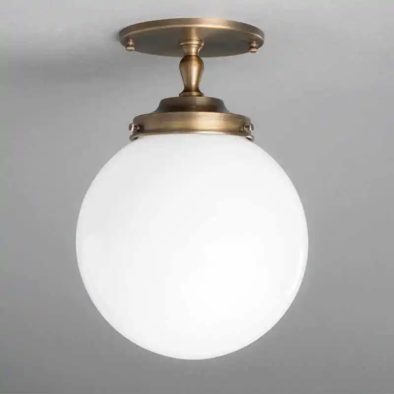 

Nordic simple glass ball ceiling lamp wall lamp bar bedroom corridor lamp entrance aisle cloakroom light