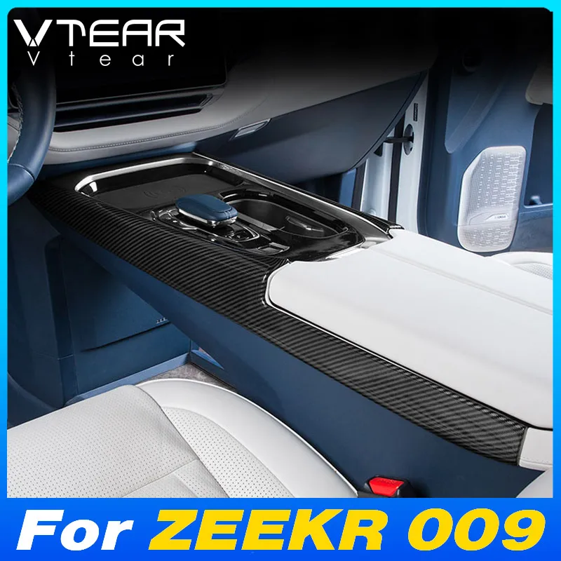 

Vtear Car Center Console Panel Side Cover Anti-Scratch Sticker Molding Decoration Interior Accessories For ZEEKR 009 WE ME 2024
