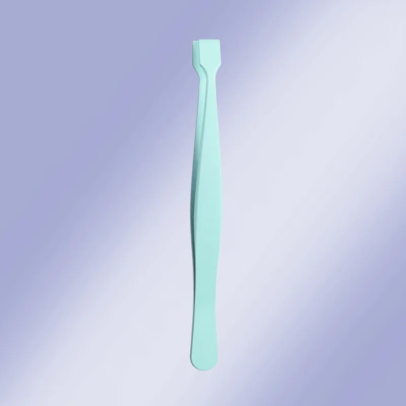 1 قطعة ملاقط عيون المهنية عالية الدقة المحمولة السفلى رمش خاص الملقط DIY بها بنفسك الرموش قضيب أدوات ماكياج