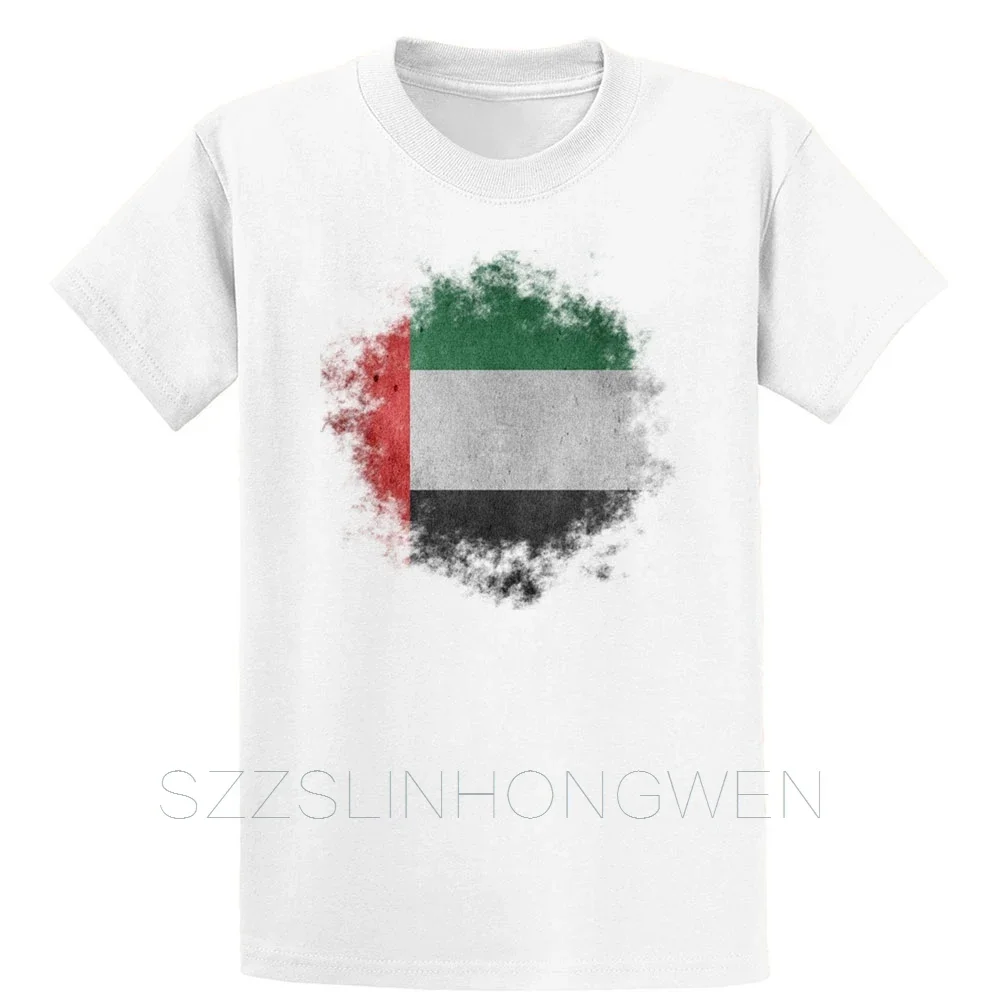 Arab Emirates T Shirt Cotton Knitted Funny Summer Style Family Anti-Wrinkle Plus Size 5xl Cool Shirt