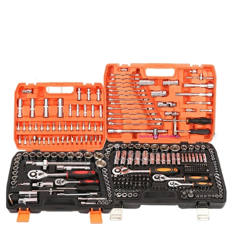 Hardware tool set Auto repair set Repair combination sleeve Ratchet wrench board Multi-purpose household batch