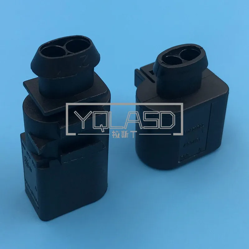 1 Set 2 Way 3.5mm Auto Cable Socket 1J0973722 8D0973822 Electrical Horn Connector AC Assembly 1717692-1 8D0973822