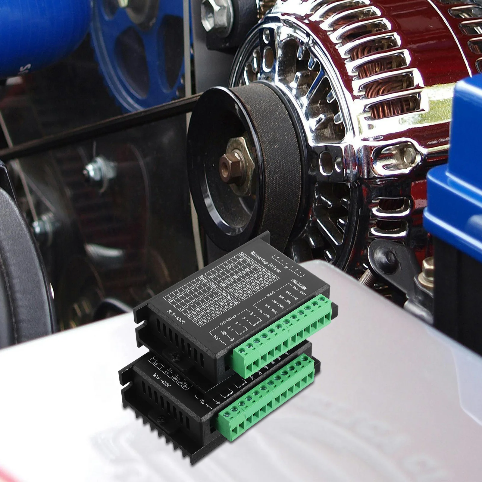 2Pcs High Precision Stepper Motor Driver Controller Module 32 Subdivision Compatible with 42 57 86 Stepper Motors for Cnc 3D