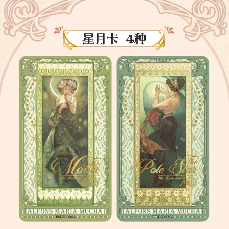 KAYOU – carte Mucha éternelle authentique, série Legacy, carte de Collection de fleurs, cartes de la magie de la ligne, cadeaux artistiques, jouets