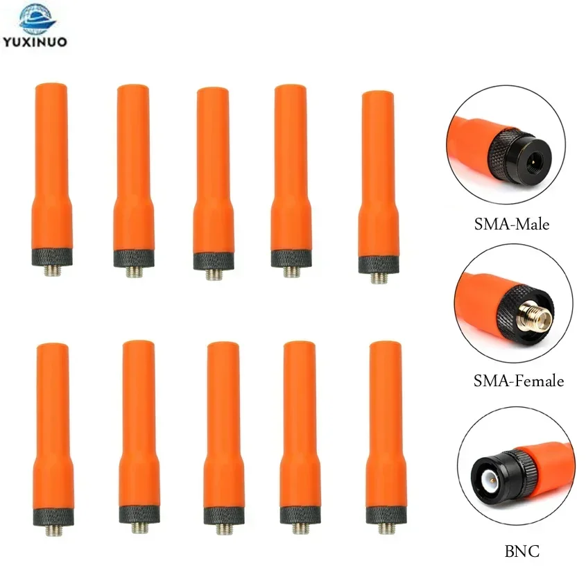 Lot 10PCS SF-20 SF20 SMA Male/SMA Female/BNC Dual Band VHF UHF Soft Short Antenna for Baofeng Kenwood Vertex YAESU TYT HYT Radio