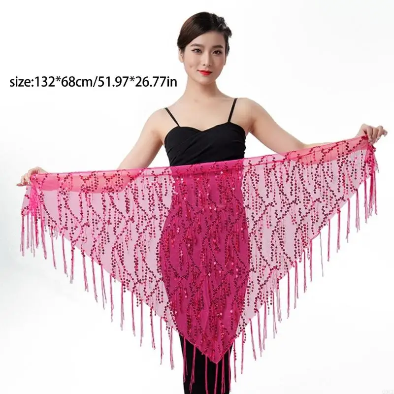 Q0ke Belly Dance Hip Scali, Sweet Belly Dance Spódnica Wrap Costins Belly Dance Costume