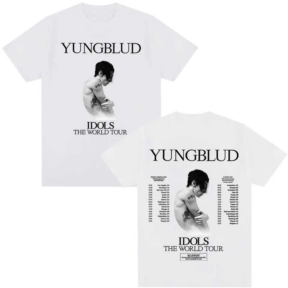 Yungblud IDOLS The World Tour 2025 Merch T Shirt Fan Gift Men