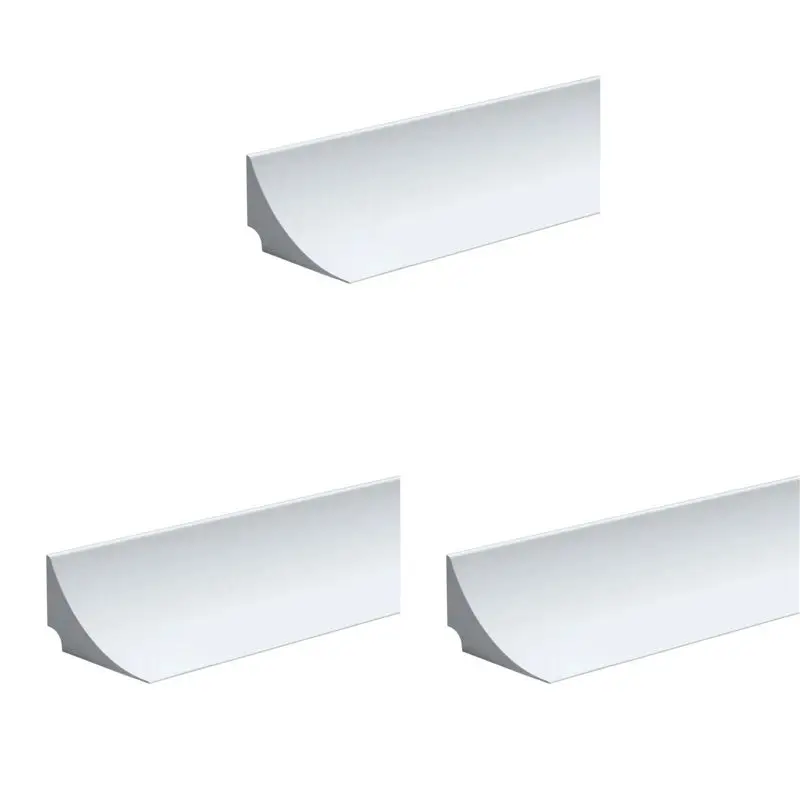 AA81-3X Water Retaining Strip Silicone Water Barrier For Sink Water Barrier For Kitchen Countertop White 60Cm Long