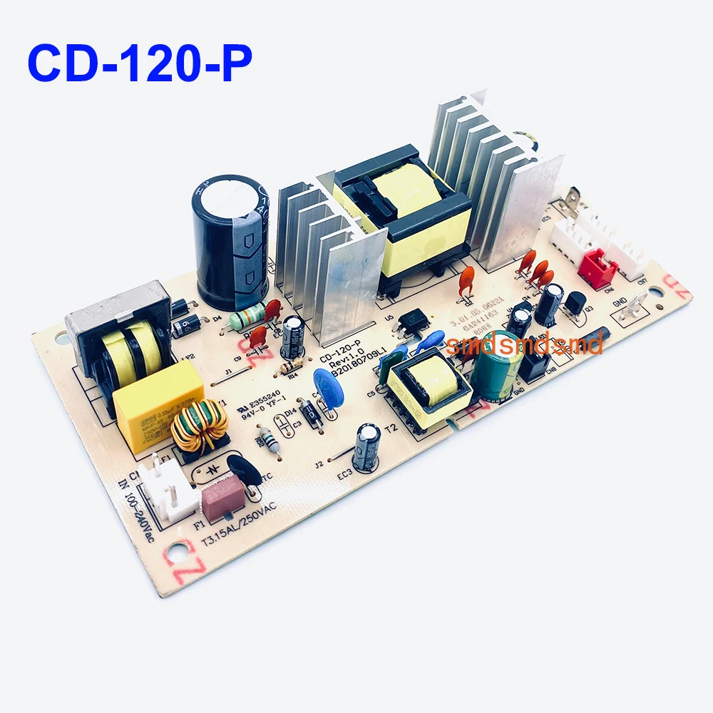 

Плата питания холодильника CD-120-P REV-1.0-PCB20180709L1 E355240 Печатная плата Холодильная материнская плата Плата управления