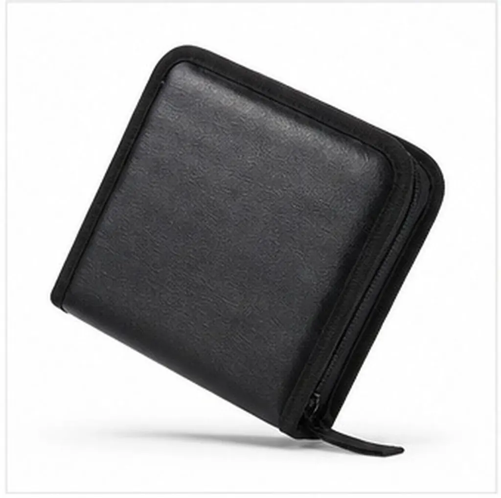 3Pcs Portable Dvd Disc Holder Cd Case Dvd Holder For Compact Disc Storage Travel Premium Pouch Set Space Saving