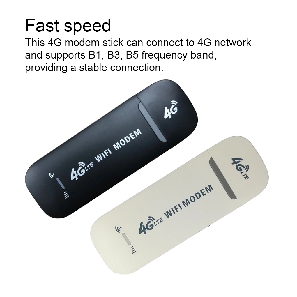 WiFi Dongles Portable 4G LTE Network Adapter Modem Stick Home Hotel Wireless Router Laptop Fast Speed 1800Mbps