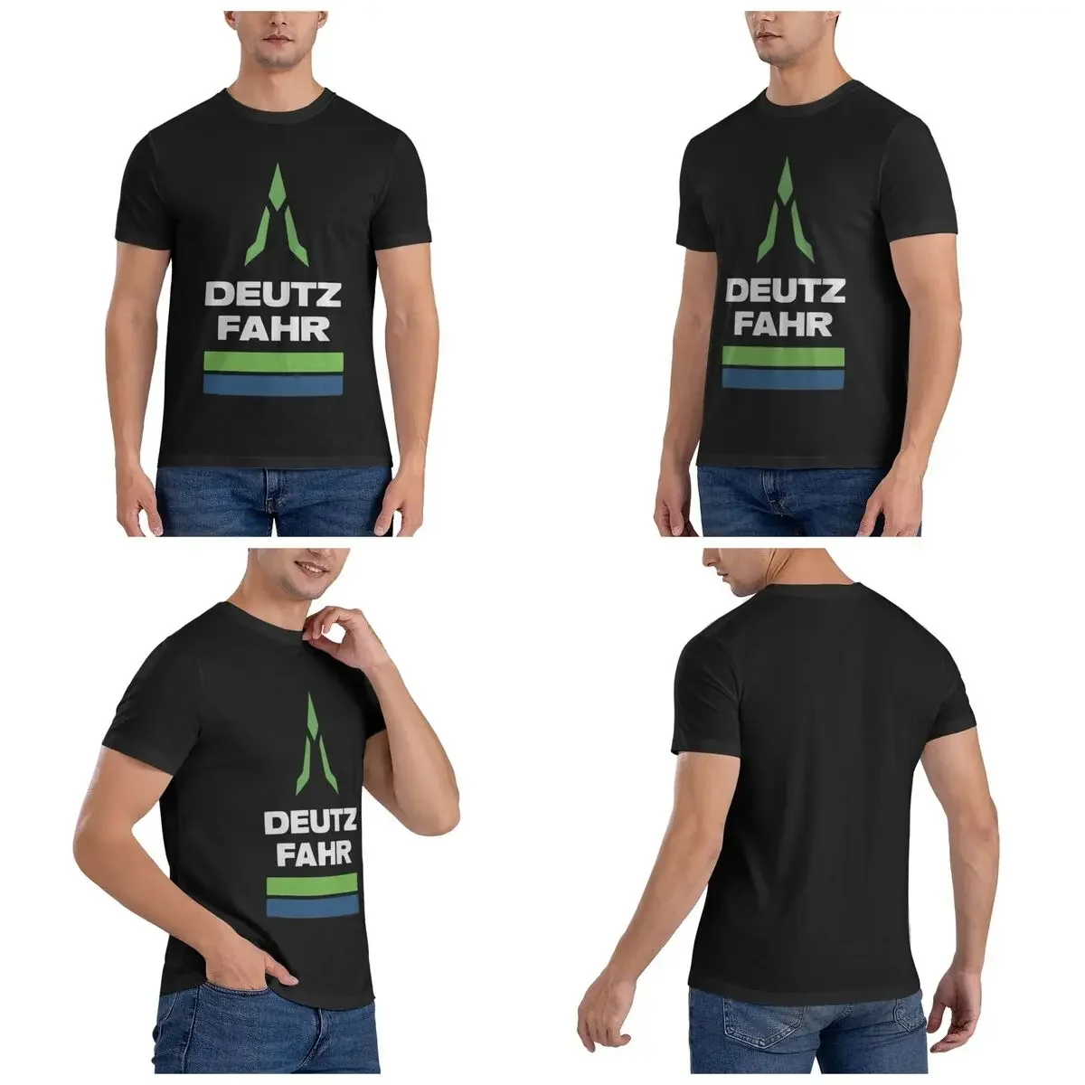 100% Cotton Deutz Fahr Logo Merchandise Essential T-Shirt Men's Oversized T Shirt Men Round Neck Summer Shirts Tops S-6XL