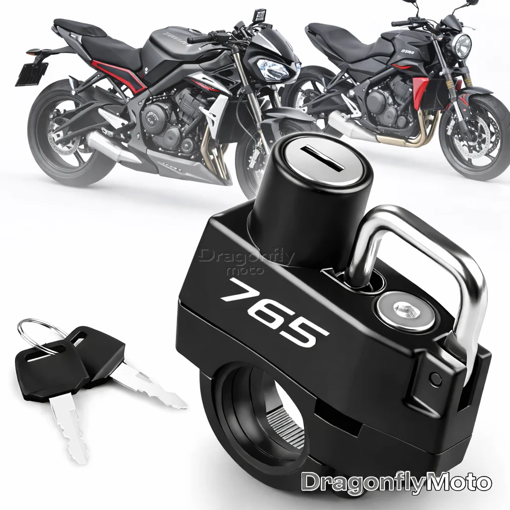 

Motorcycle Helmet Lock For Triumph Street Triple 765 RS /S/R 675 daytona Trident 660 Anti-theft Locker Helmet Lock Locking