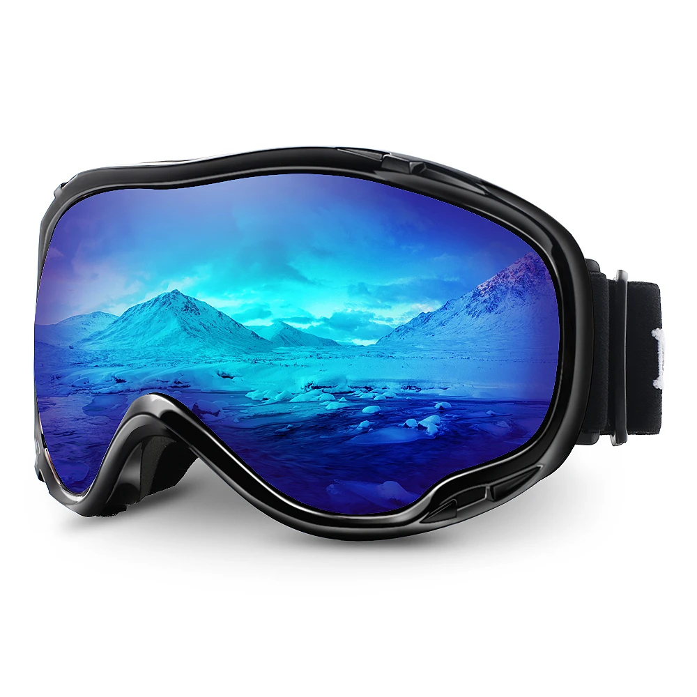 MAXJULI Ski Googles UV Protection Anti-Fog Snow Goggles for Men Women Youth M1 