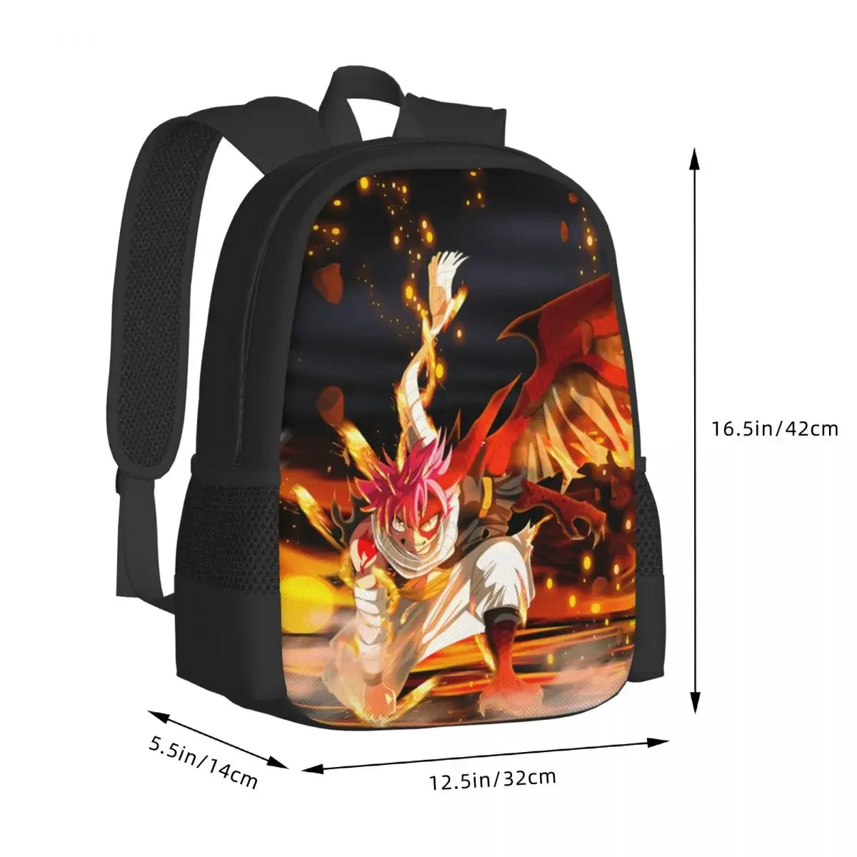 Anime FAIRY TAIL Travel Laptop Backpack, Business College School Computer Bag Gift for Men & Women