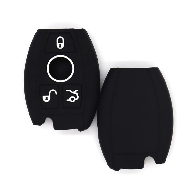 مناسبة لمرسيدس بنز القديمة S-class C200A180GLA200GLC260 غطاء مفتاح السيارة السيليكون متعدد الألوان