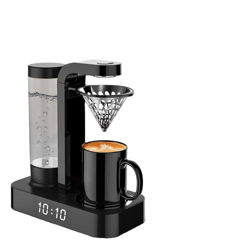 Portable Commercial Stainless Steel Electric Automatic Drip Espresso Machine Manual Battery Powered Fast Coffee Maker