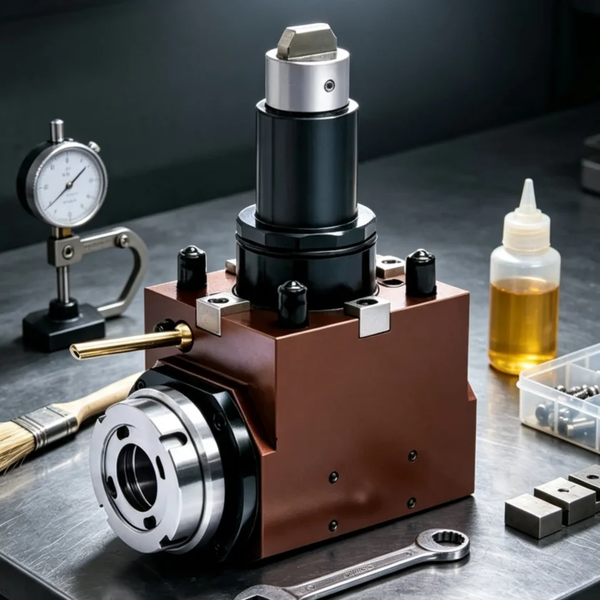 ER25 Universal Turn-Mill Composite Power Head, 0° & 90° Angle Milling Power Tool Holder